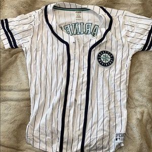 Victoria’s Secret pink baseball top